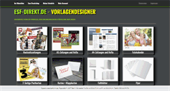 Desktop Screenshot of esf-direkt.de